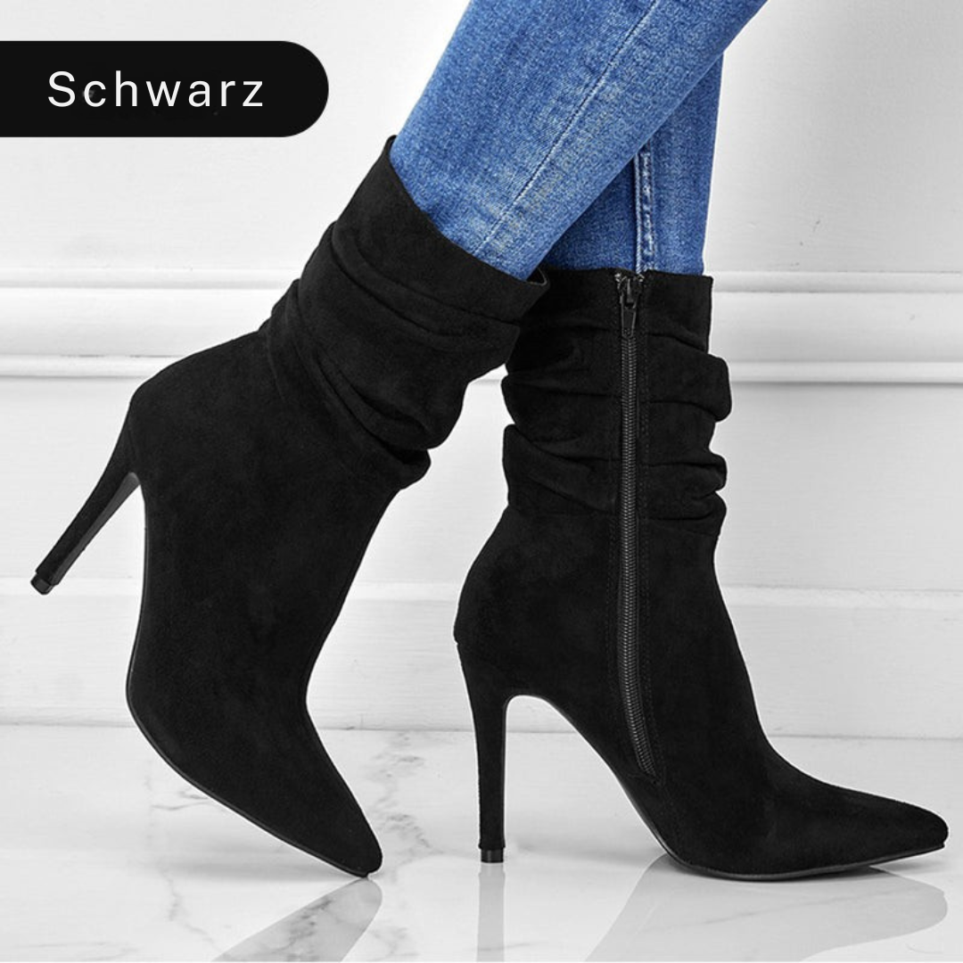 Levoire | Bottes Avec Hauts Talons Et Embout Pointu Noir