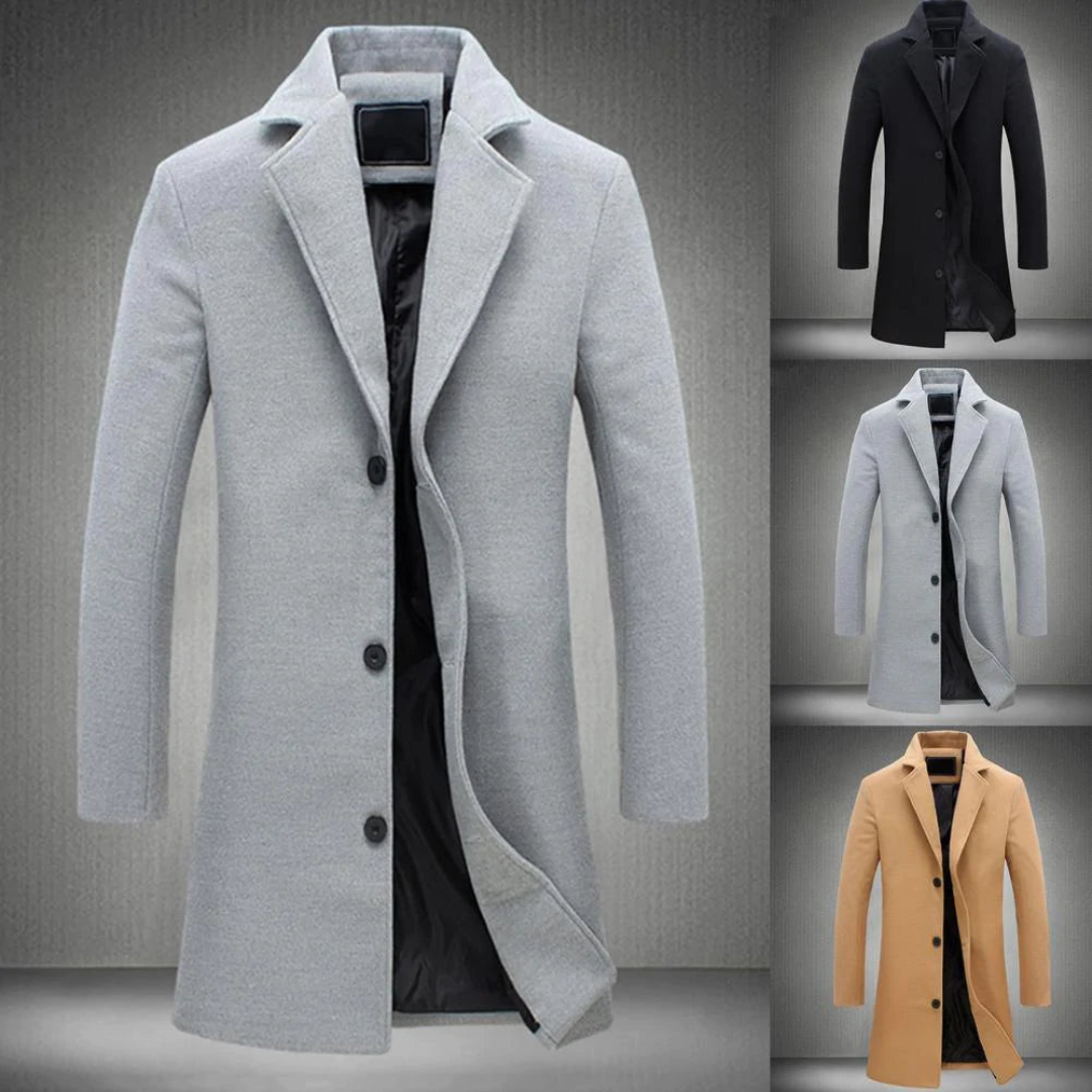 Levoire | Manteau Long Hommes Chic