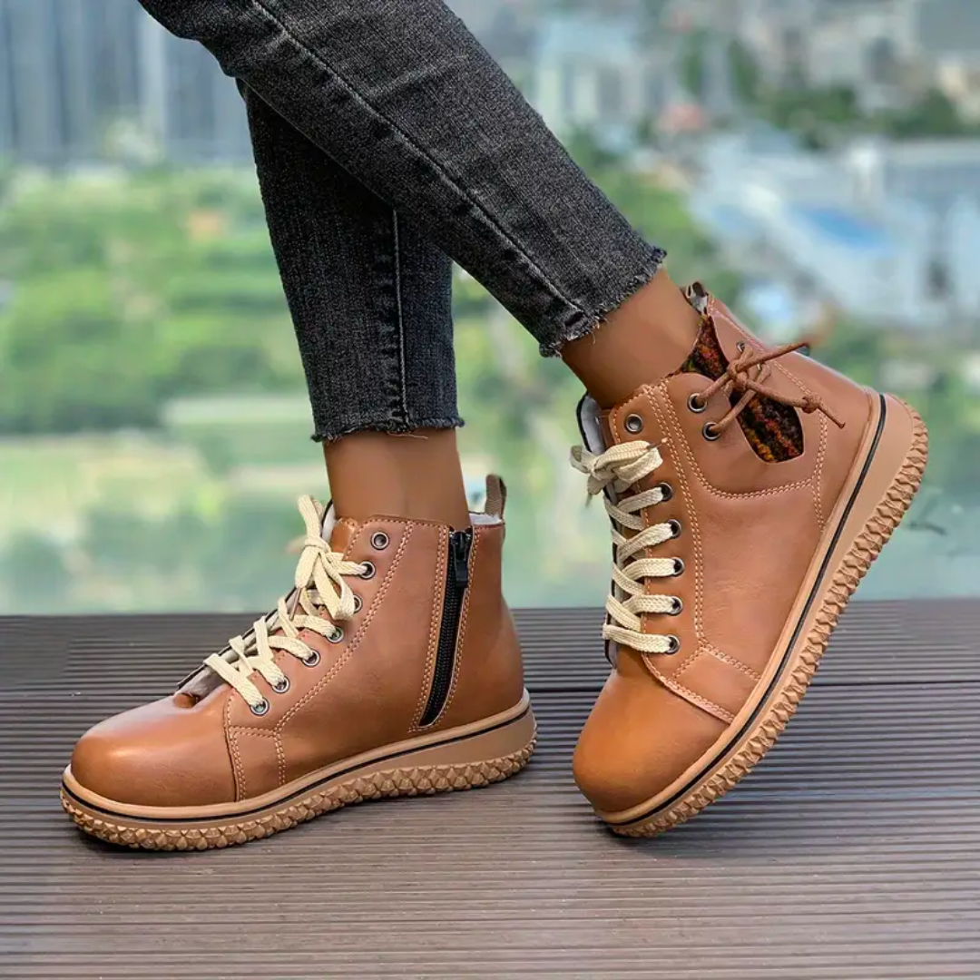 Levoire | Chaussures de confort orthopédiques Châtaigne clair