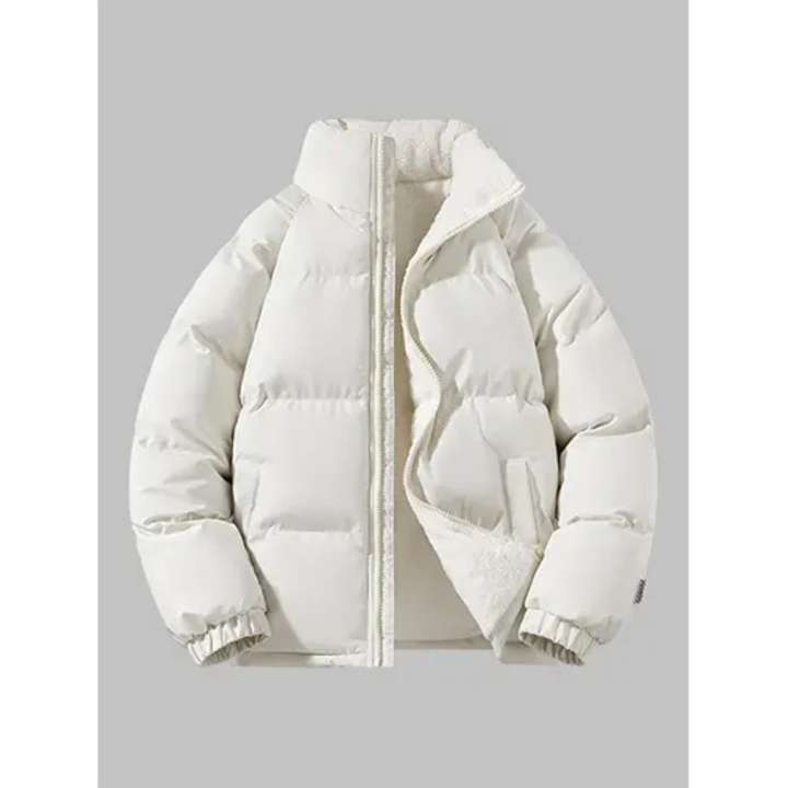 Levoire | Veste à capuche zippée chaude Beige