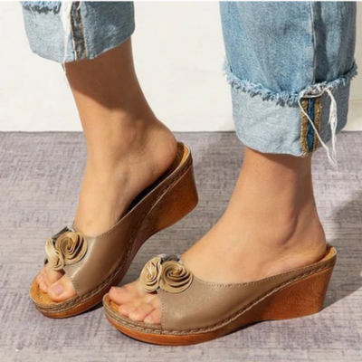 Levoire | Sandales compensées en cuir