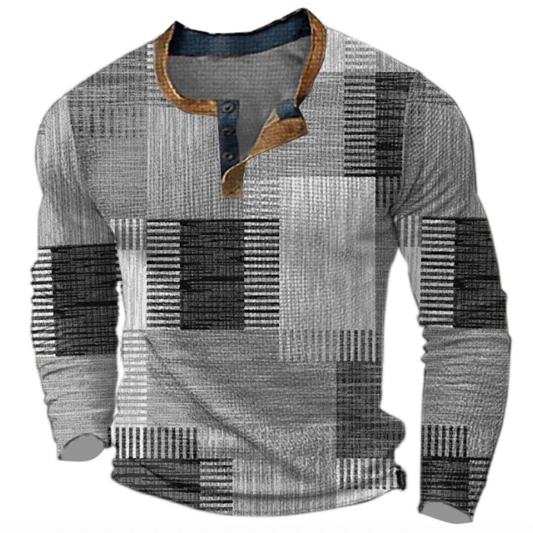 Levoire | Pull structuré à la mode pour hommes Gris