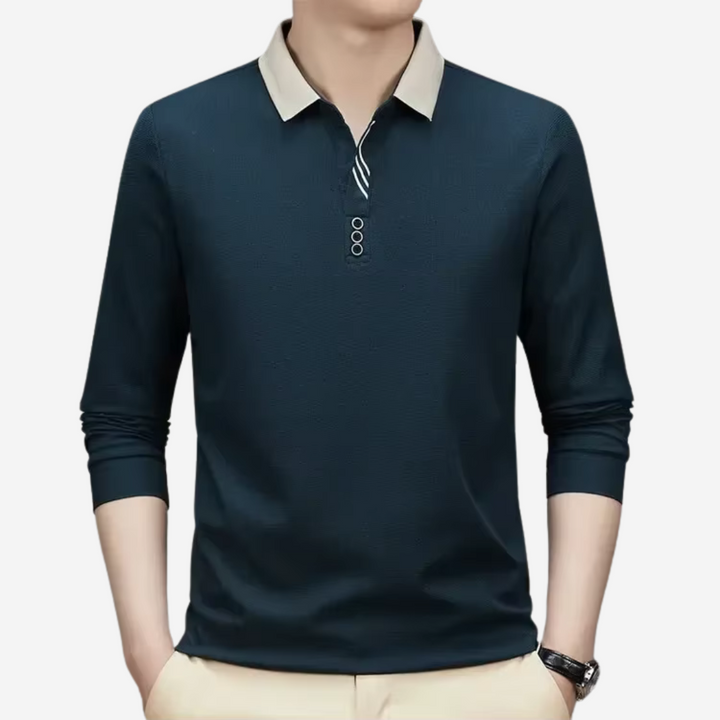 Levoire | T-Shirt À Manches Longues Doux Bleu