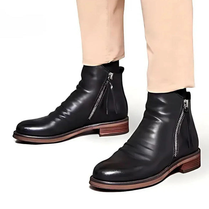 Levoire | Lighter Heeled Shoes With Zipper Noir