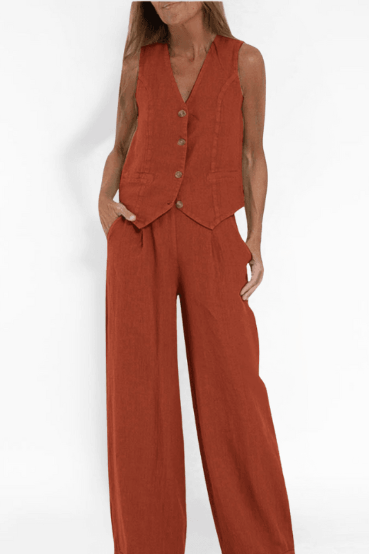 Levoire | Ensemble élégant et confortable Orange