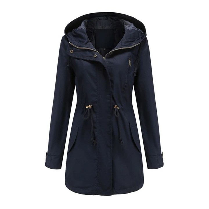 Levoire | Veste Décontractée Coupe-Vent Avec Capuche Bleu foncé