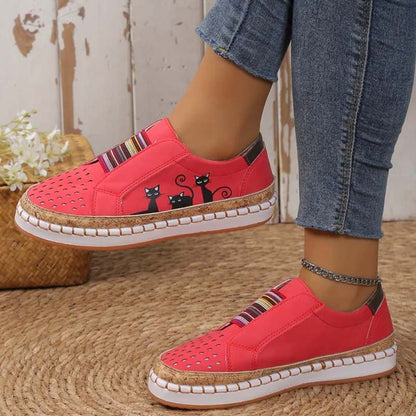 Levoire | Chaussures Avec Imprimé De Chats