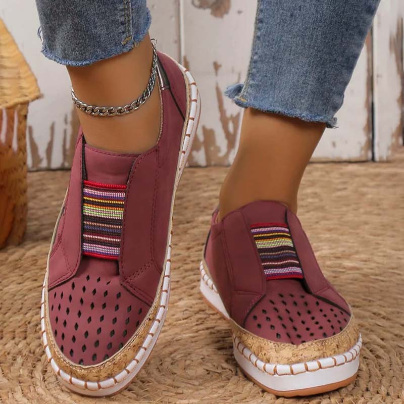 Levoire | Chaussures Avec Imprimé De Chats Rouge foncé