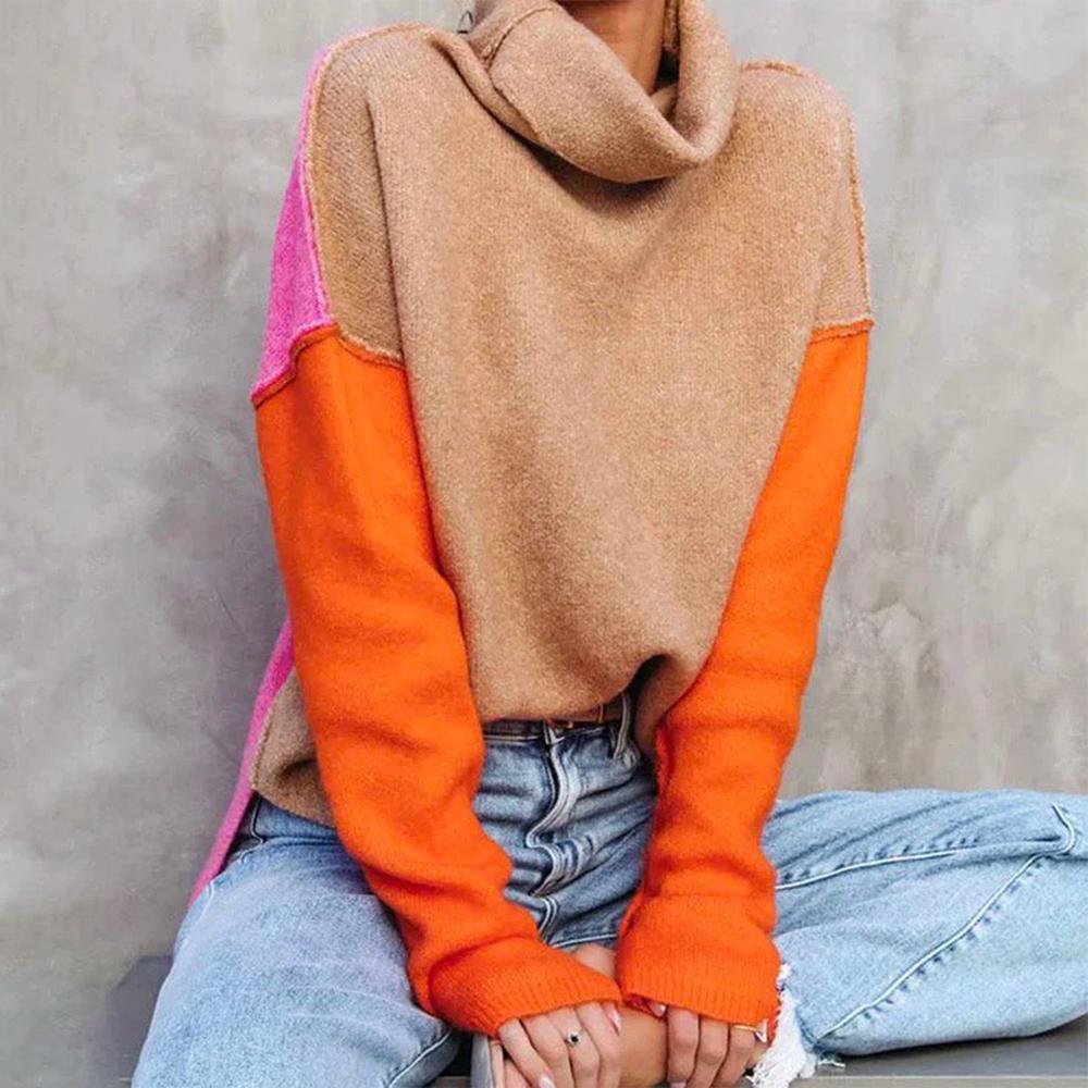 Levoire | Belle blouse à blocs de couleur