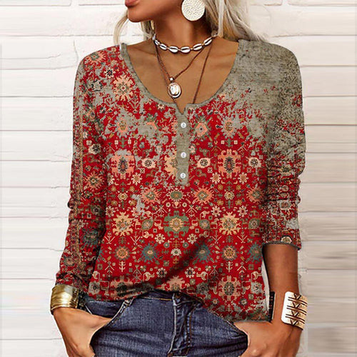 Levoire | Sweatshirt Élégant Avec Motif Aztèque