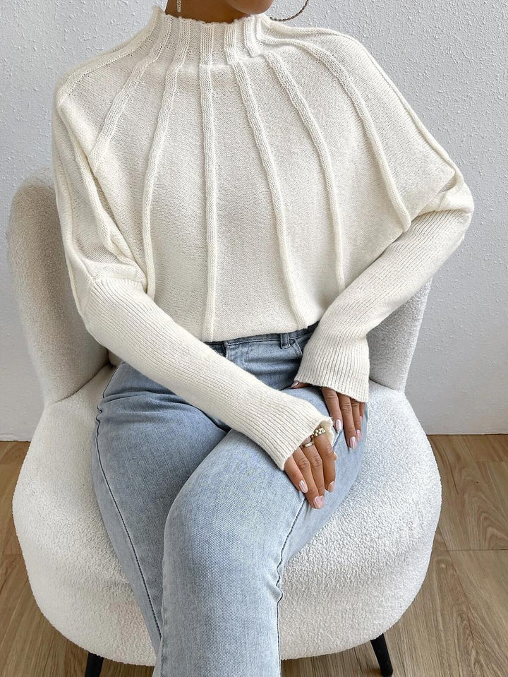 Levoire | Pull En Tricot Avec Manches Chauve-Souris Et Sensation Cachemire