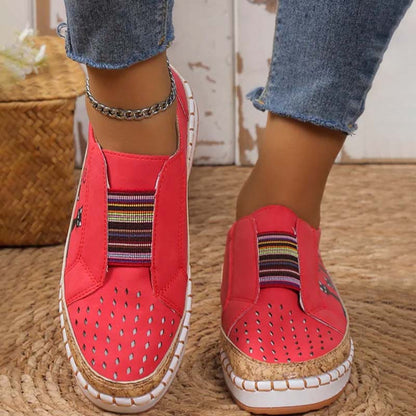 Levoire | Chaussures Avec Imprimé De Chats Rouge