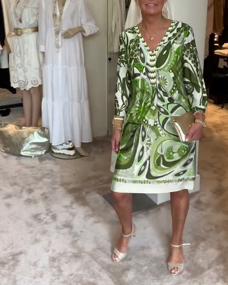 Levoire | Robe Vintage À Imprimé