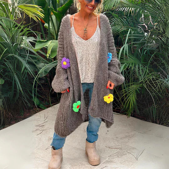 Levoire | Cardigan pour femmes Gris clair