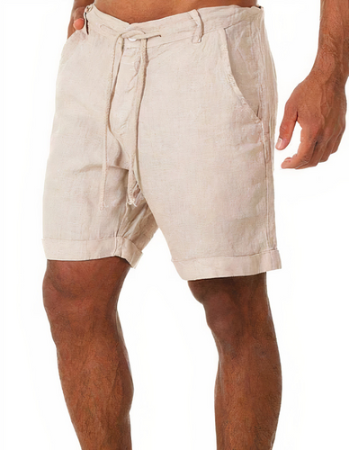 Levoire | Shorts en lin d'été pour hommes Pantalons courts pour hommes