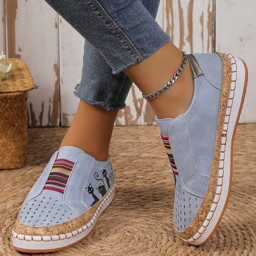 Levoire | Chaussures Avec Imprimé De Chats