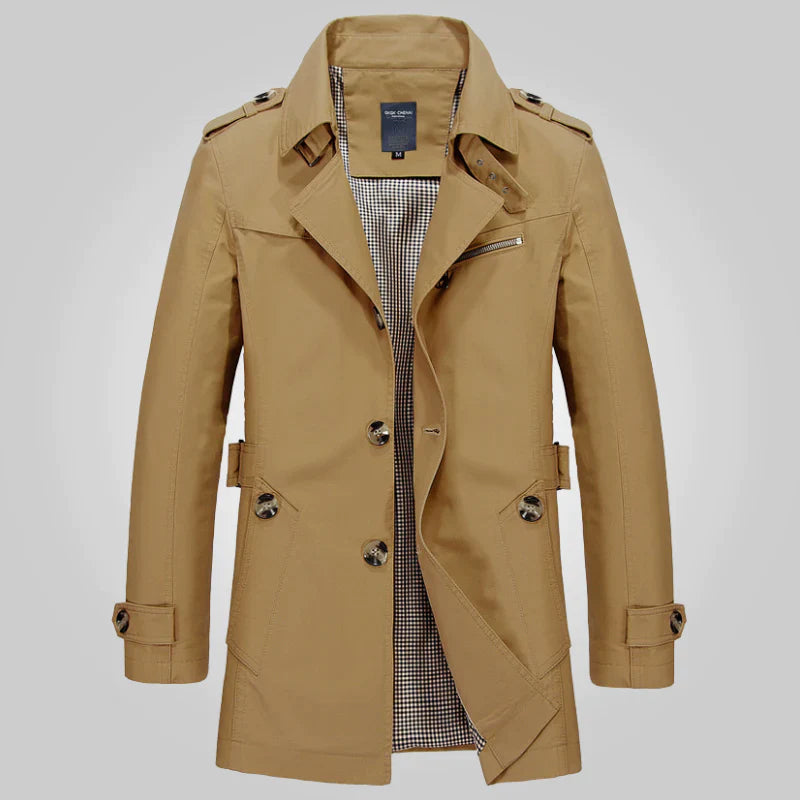 Levoire | Trench Élégant Pour Femmes Braun