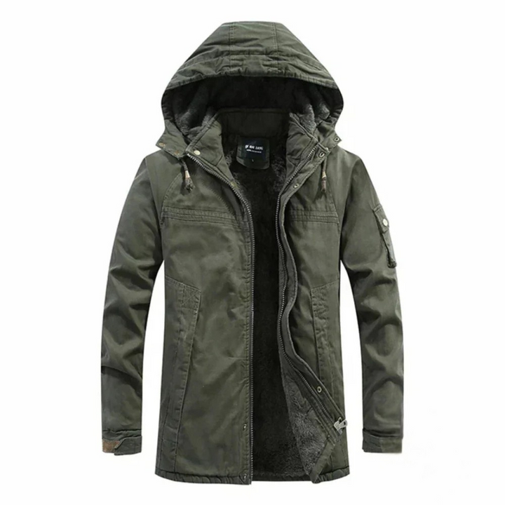 Levoire | Veste D'Extérieur Chaude Avec Doublure En Polaire Vert