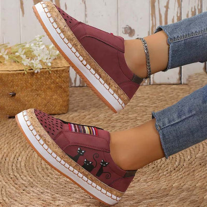 Levoire | Chaussures Avec Imprimé De Chats