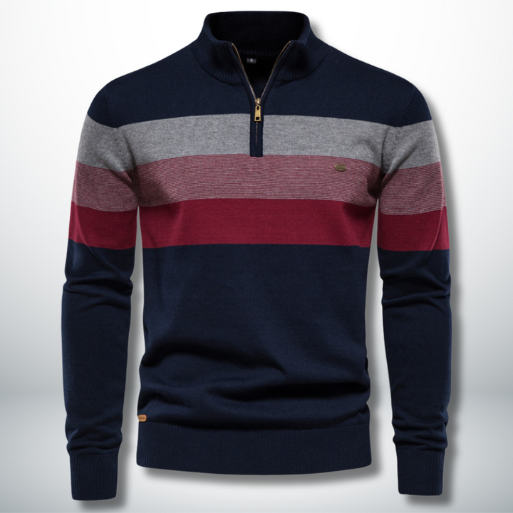 Levoire | Pull élégant confortable et moderne Bleu Foncé