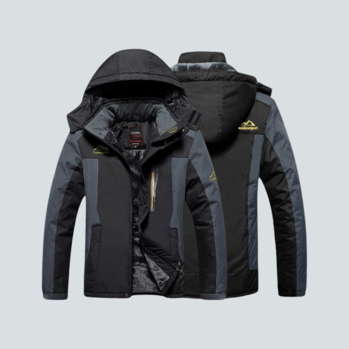 Levoire | Veste Imperméable Matelassée Pour Hommes Noir