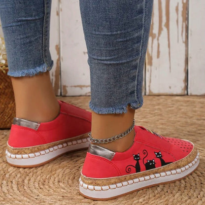 Levoire | Chaussures Avec Imprimé De Chats