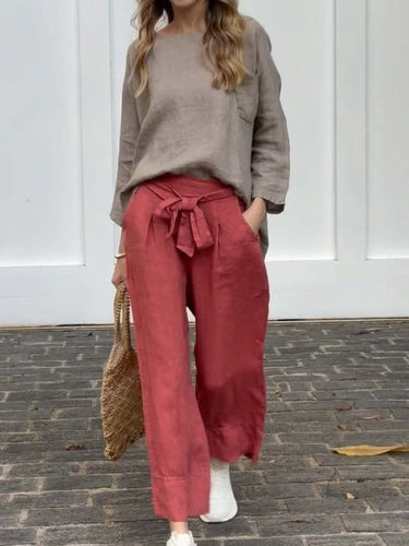 Levoire | Ensemble haut confortable et pantalons -série