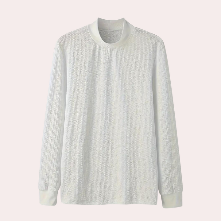 Levoire | Chauffant Pull FR Hommes Noir Blanc