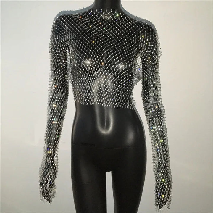 Levoire | Haut - Sexy & Frappant Argent O-Coupe