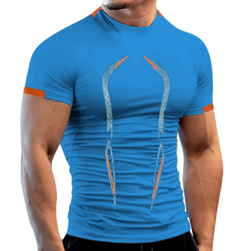 Levoire | T-Shirt de sport pour hommes Bleu