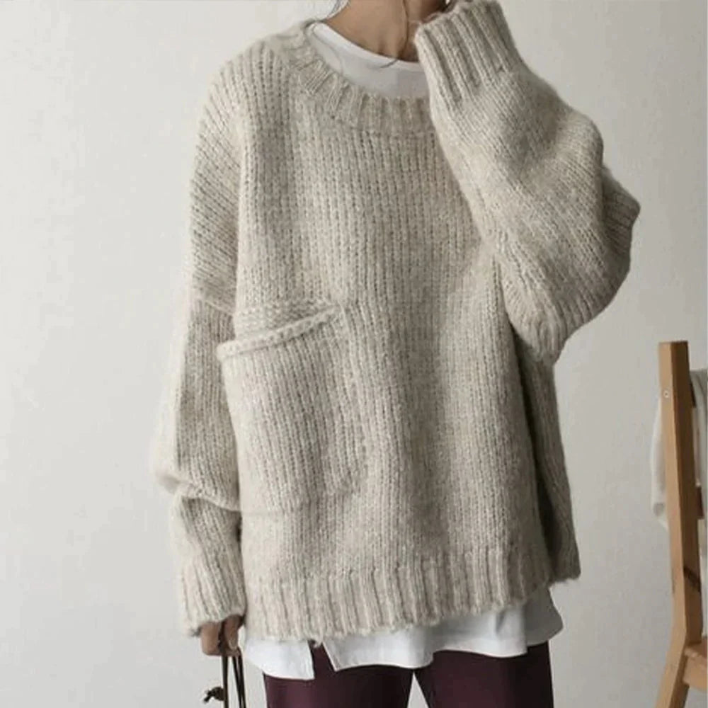 Levoire | Grand pull de couleur ivoire Blanc