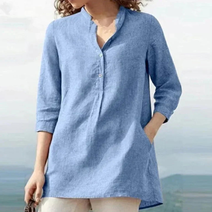 Levoire | Blouse Confortable Pour Toute Occasion Bleu