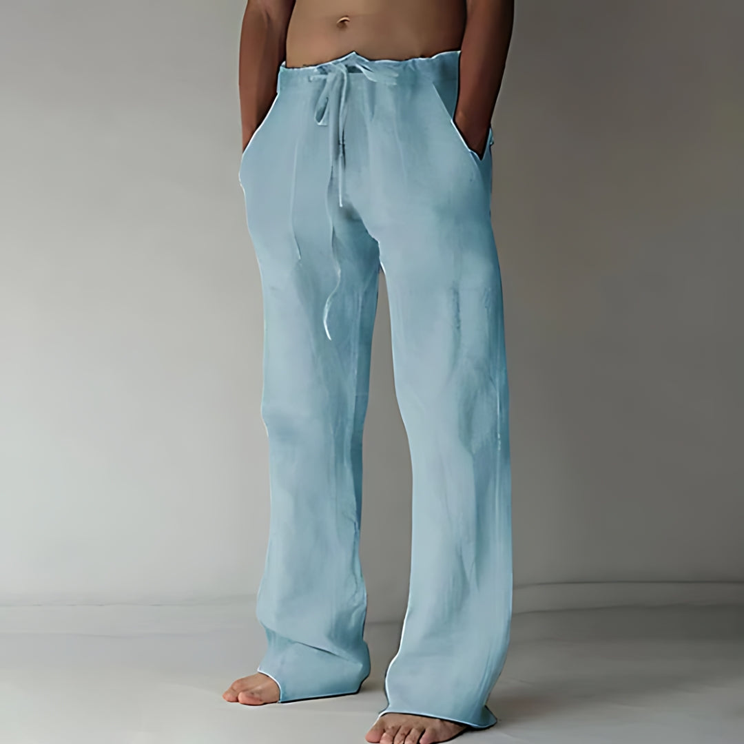 Levoire | Pantalon Confortable Pour Hommes Au Style Sportif Bleu clair