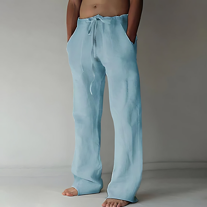 Levoire | Pantalon Confortable Pour Hommes Au Style Sportif Bleu clair