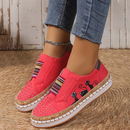 Levoire | Chaussures Avec Imprimé De Chats