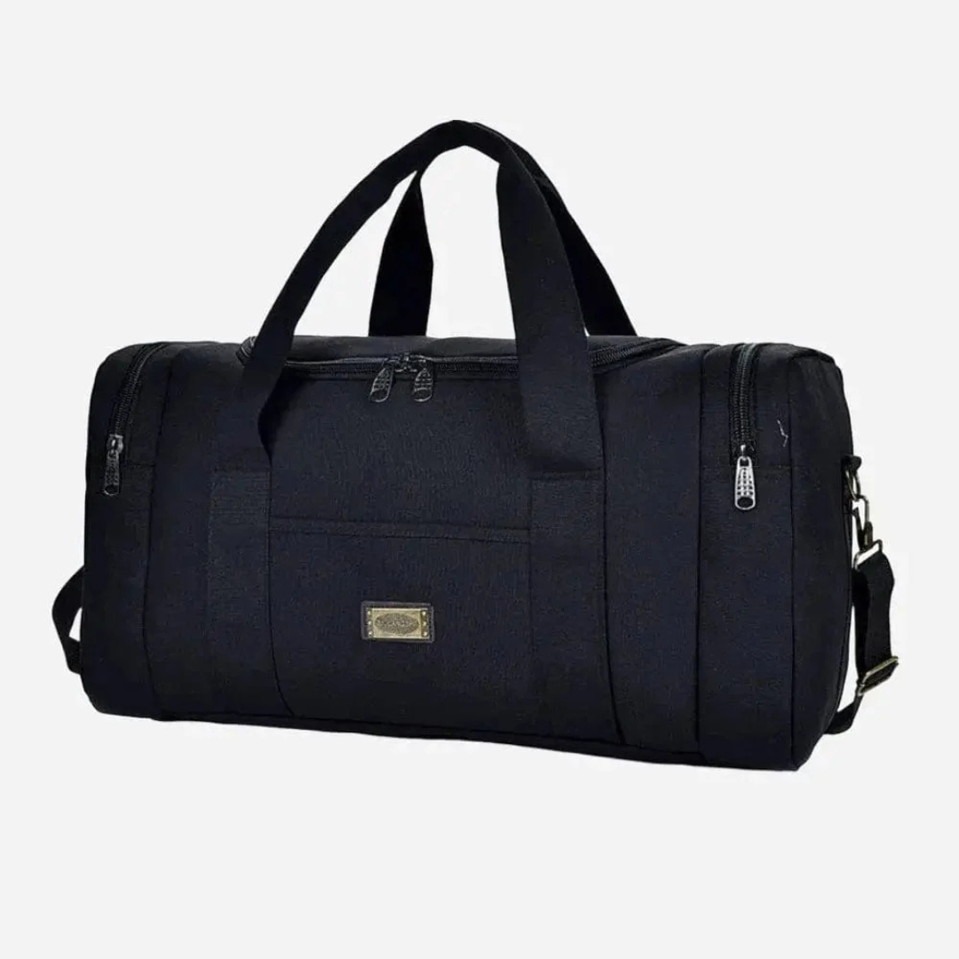 Levoire | Grand sac de voyage pour hommes avec beaucoup d'espace Noir
