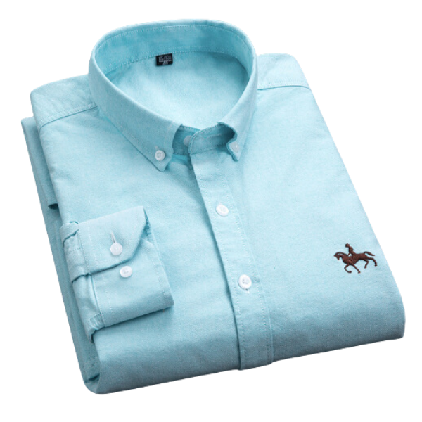 Levoire | Chemise À Carreaux Classique Turquoise