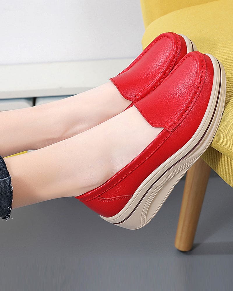 Levoire | Chaussures Au Style Britannique Sur Une Plateforme