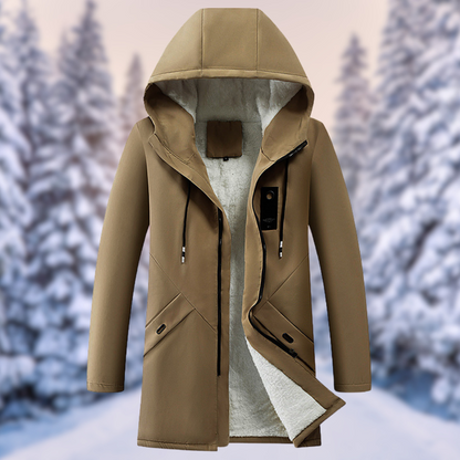 Levoire | Manteau chaud et confortable Marron
