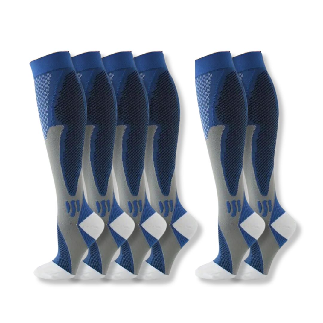 Levoire | Chaussettes Puristes Pour Hommes Bleu (4+2 GRATUIT)