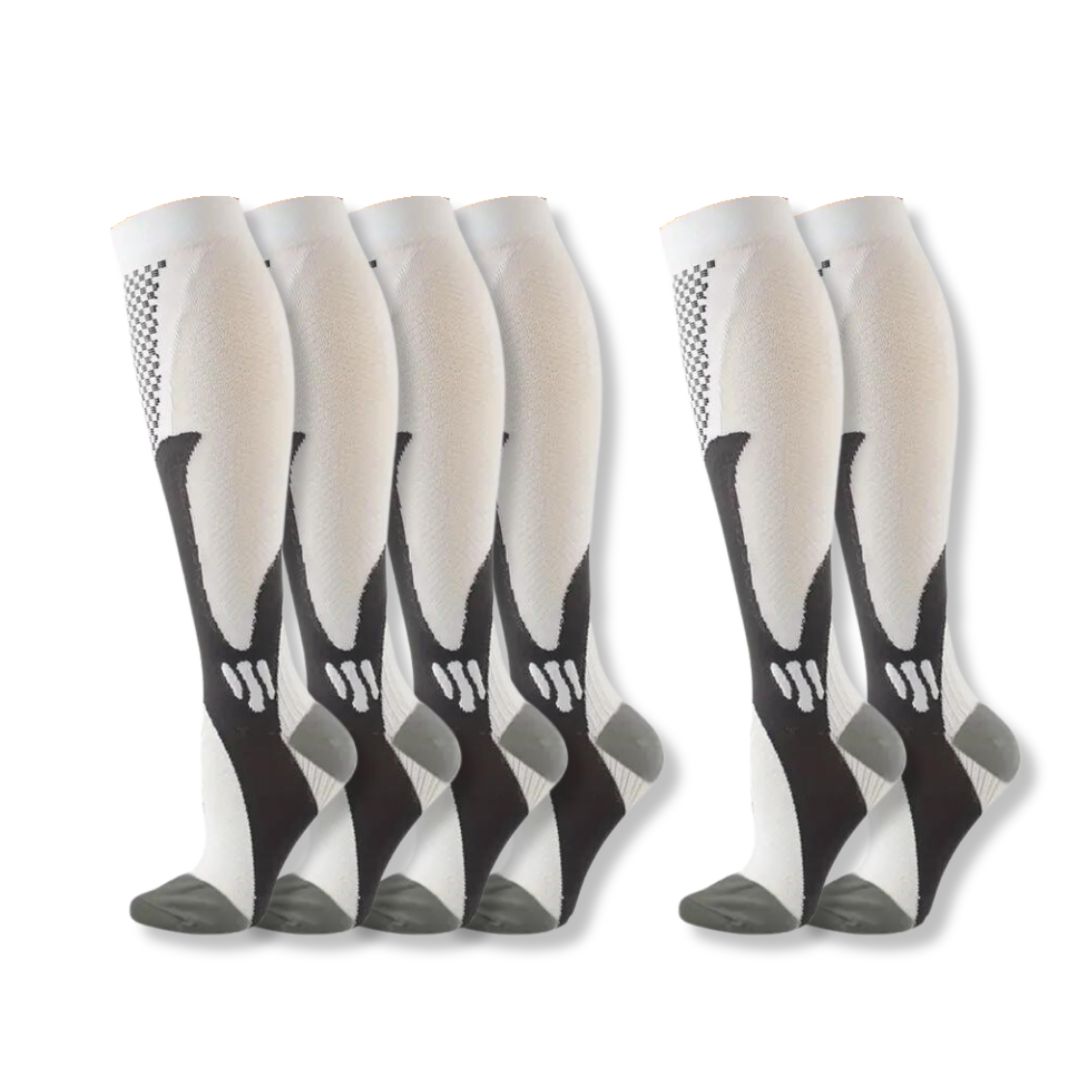 Levoire | Chaussettes Puristes Pour Hommes Blanc (4+2 GRATUIT)