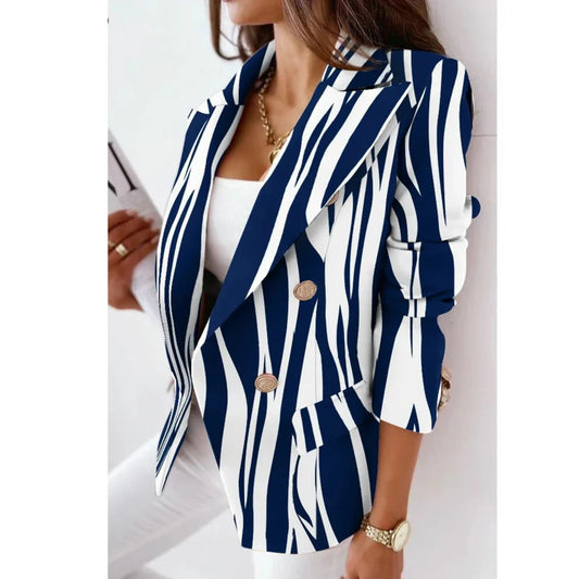 Levoire | Blazer femme à col reversible Option de style A