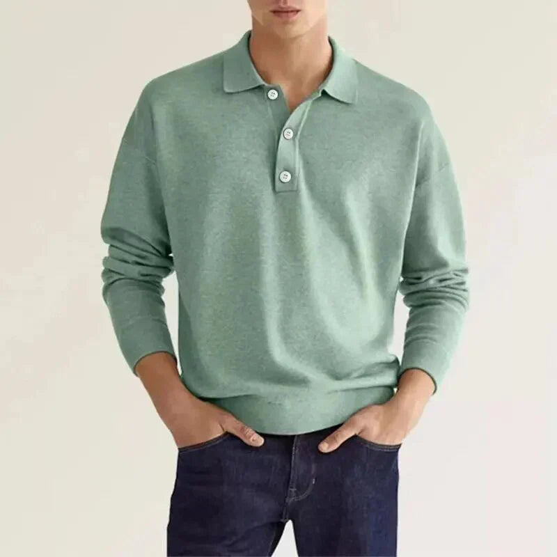 Levoire | Chemise polo à manches longues