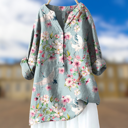 Levoire | Blouse femme à thème floral Motif 5