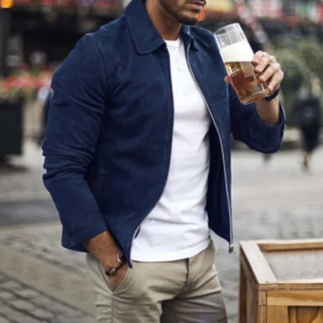 Levoire | Chic Veste Hommes Design Moderne Bleu