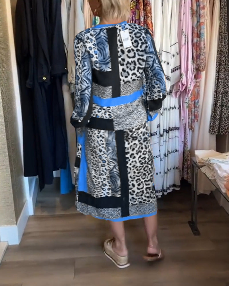 Levoire | Robe Avec Motif Léopard