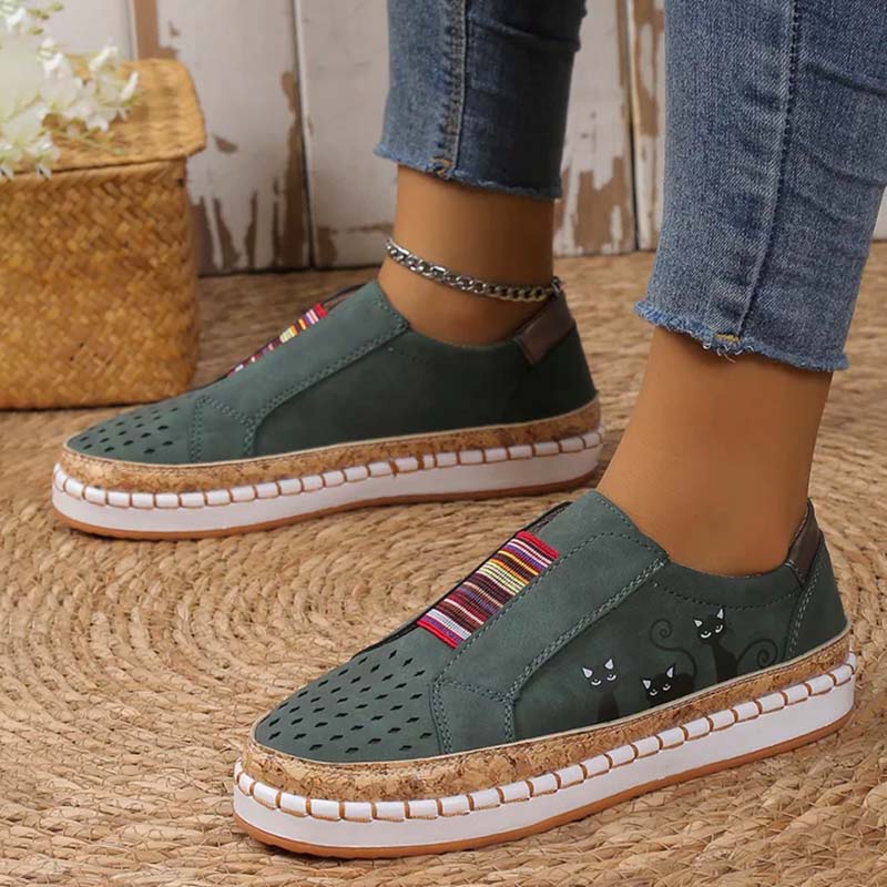 Levoire | Chaussures Avec Imprimé De Chats