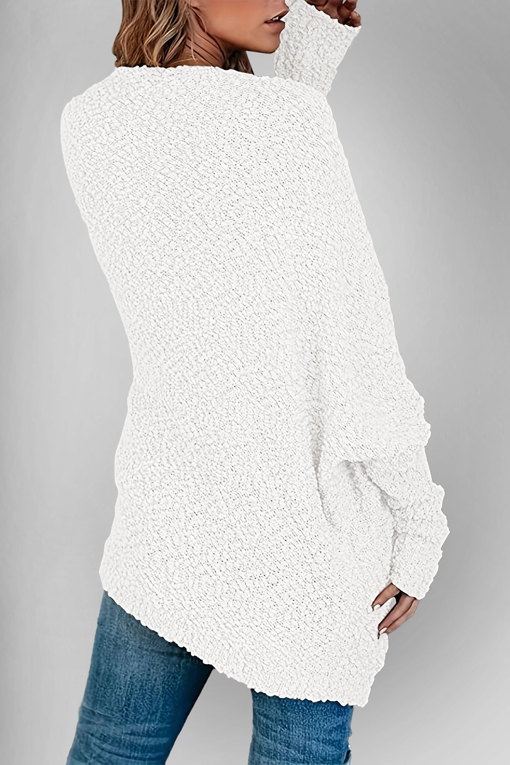 Levoire | Doppel Take Offene Front Long Manches Cardigan Avec Poches