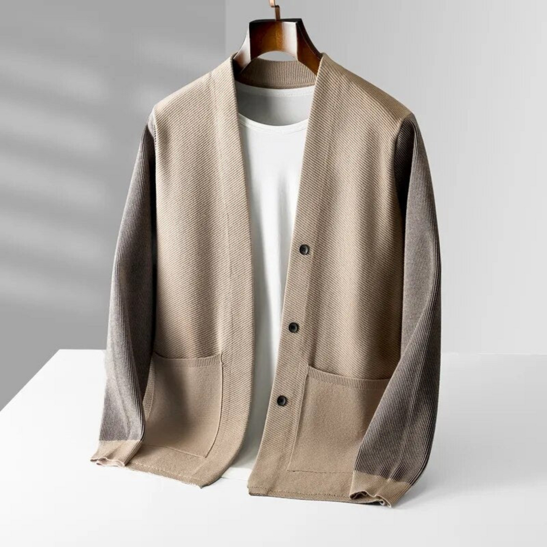 Levoire | Gilet En Tricot Chaud Pour Hommes Pour Les Jours Frais Braun chêne