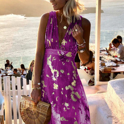 Levoire | Robe D'été Fluide Pour Femme - Maxi